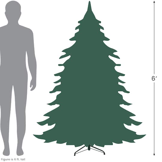 Northlight 6ft. Pre-Lit Warsaw Twig Artificial Christmas Tree, Clear Lights
